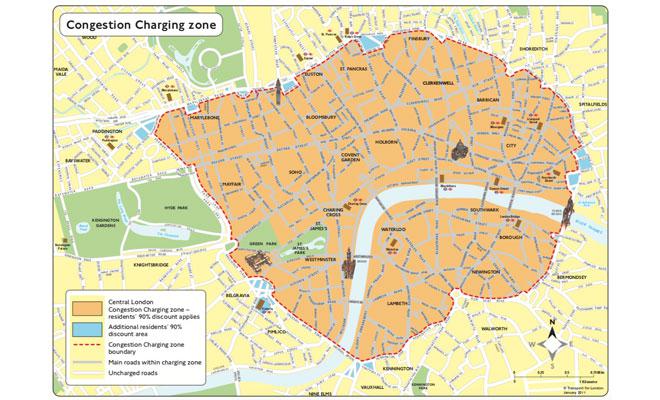 London Congestion Charge and vehicle hire: our guide