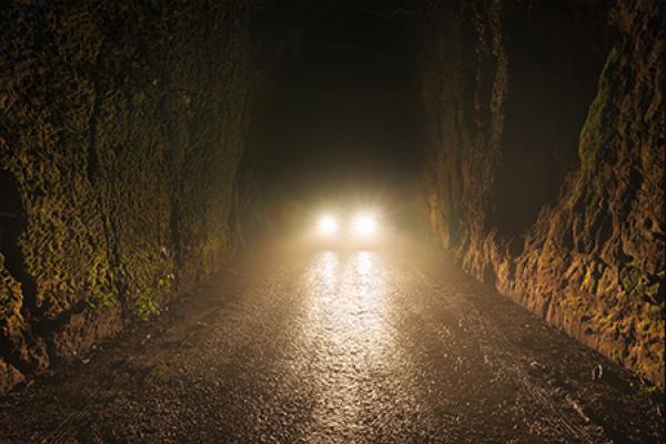 dazzling headlights