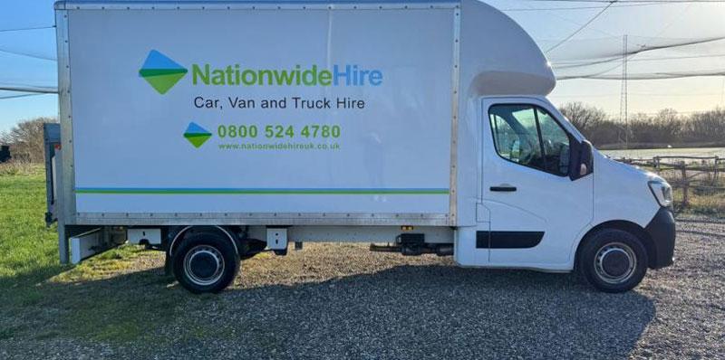 DIY House Removals….Plenty of space, a tail lift…..the 3.5 ton Luton Van